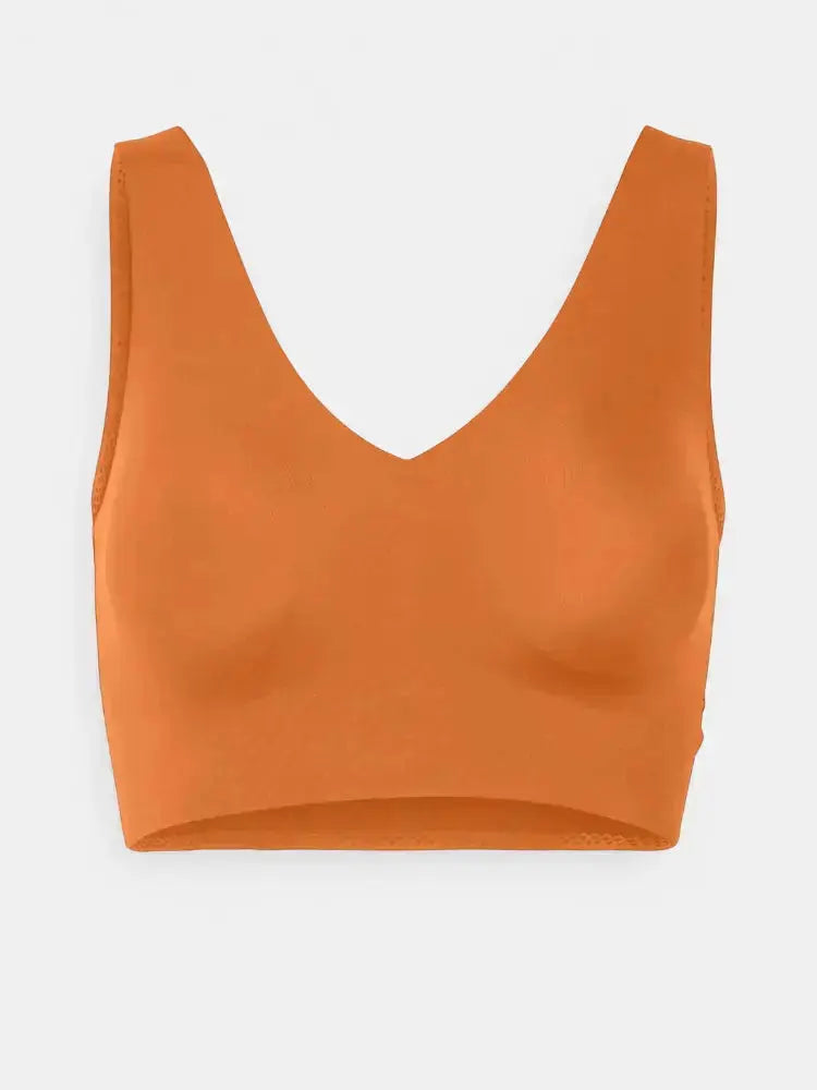 Soutien-gorge enveloppant & galbant sans armature - Orange