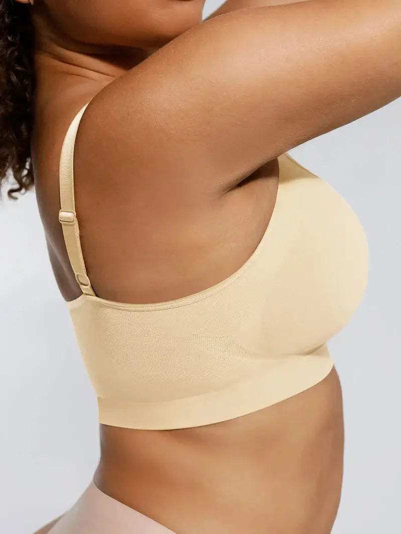 Soutien-gorge minimizer Montainoir sans armature ni rembourrage - Crème