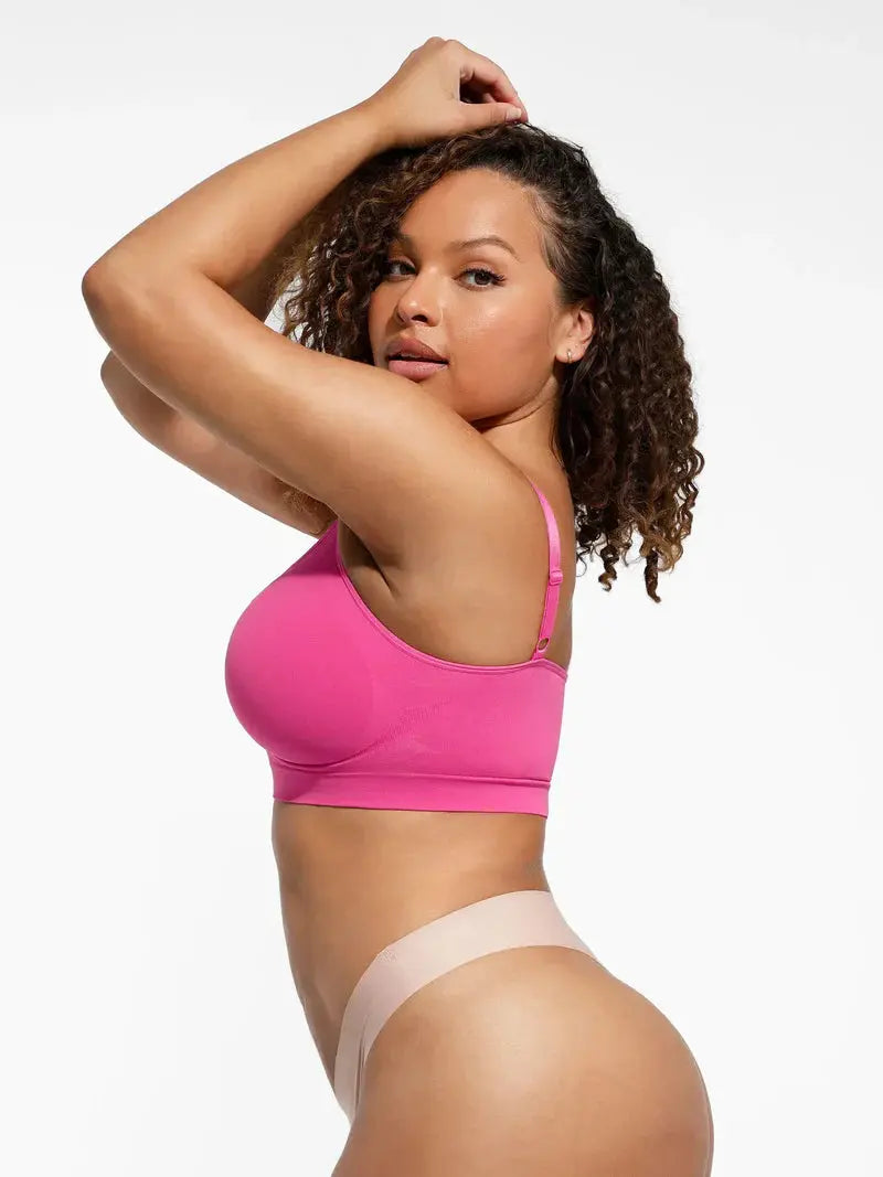 Soutien-gorge minimizer Montainoir sans armature ni rembourrage - Fuchsia intense