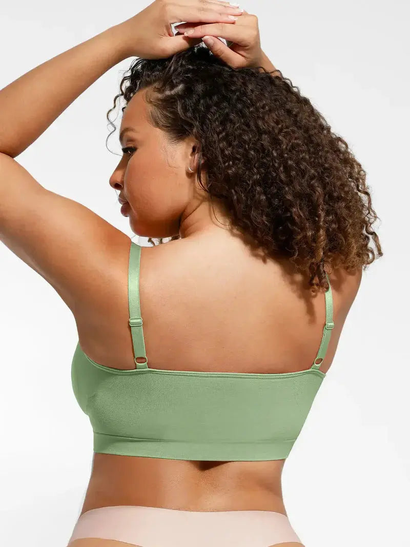 Soutien-gorge minimizer Montainoir sans armature ni rembourrage - Vert sauge