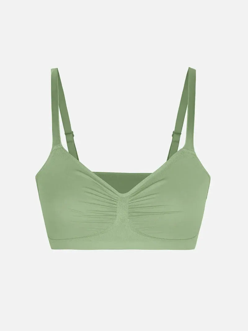 Soutien-gorge minimizer Montainoir sans armature ni rembourrage - Vert sauge