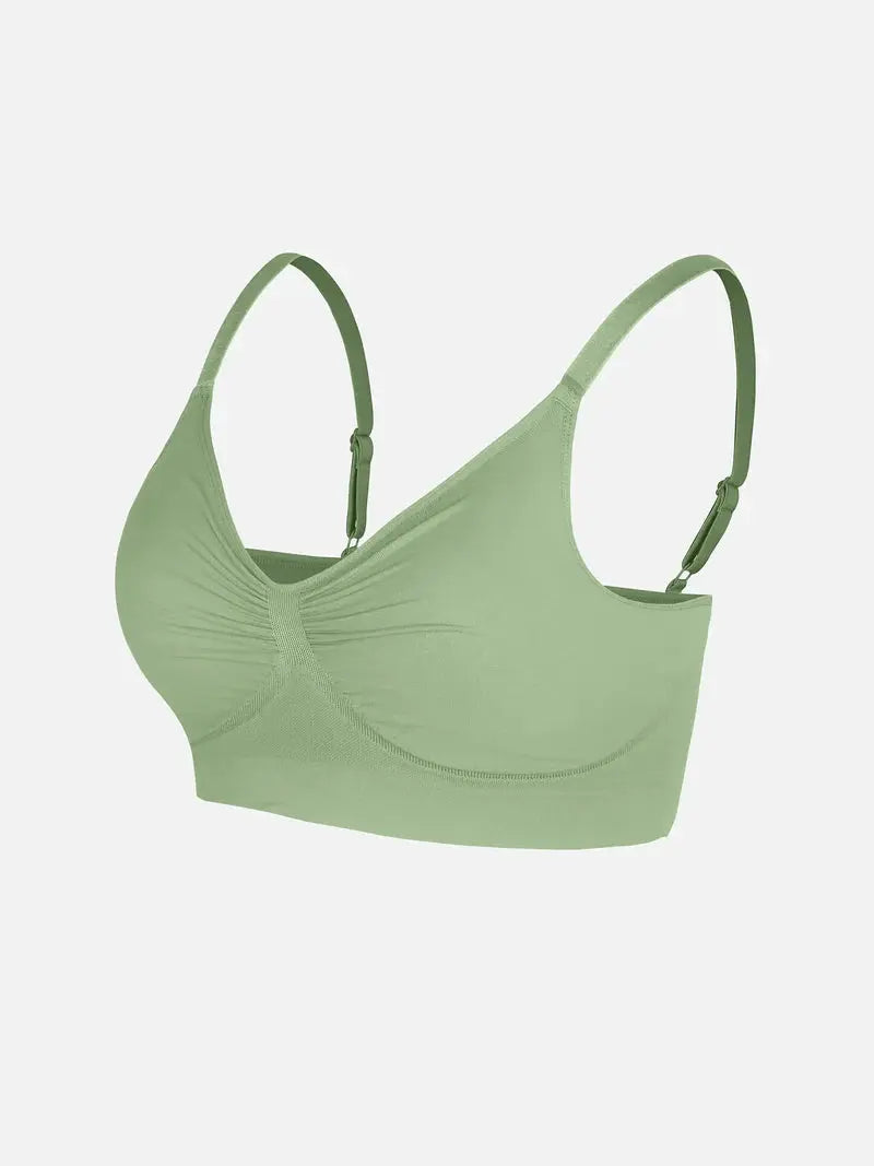 Soutien-gorge minimizer Montainoir sans armature ni rembourrage - Vert sauge