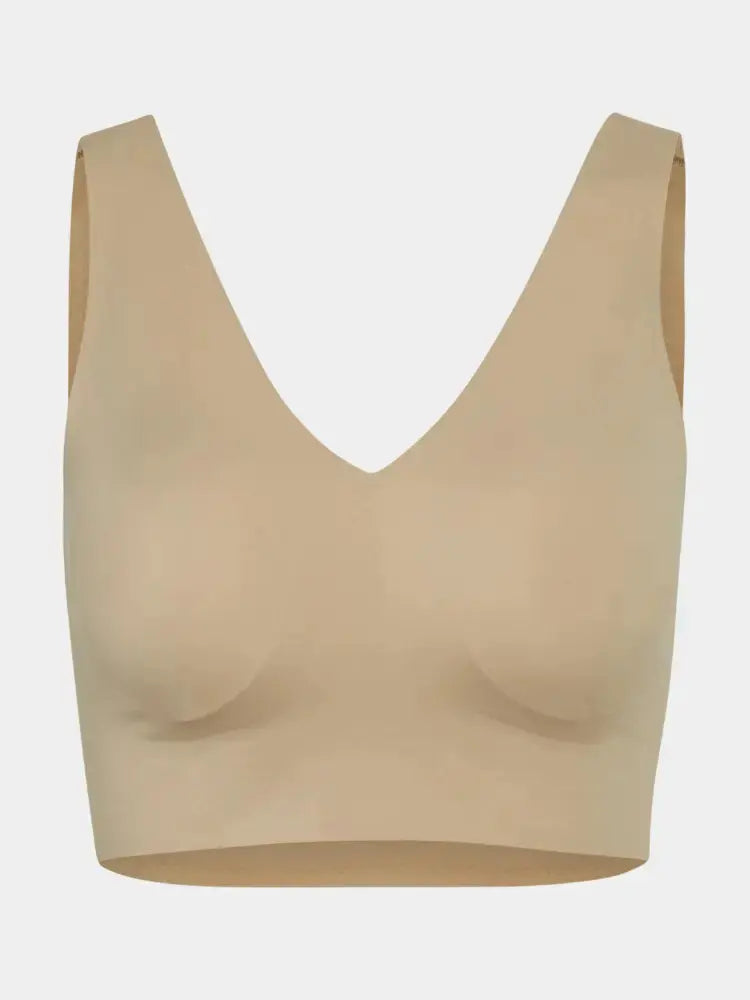 Soutien-gorge enveloppant & galbant sans armature - Nude