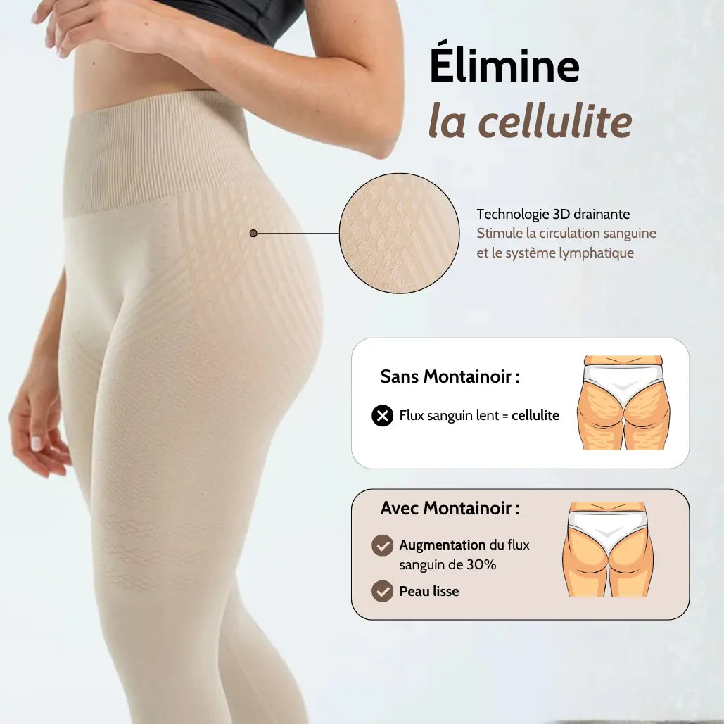 Anti-cellulite Legging - Beige
