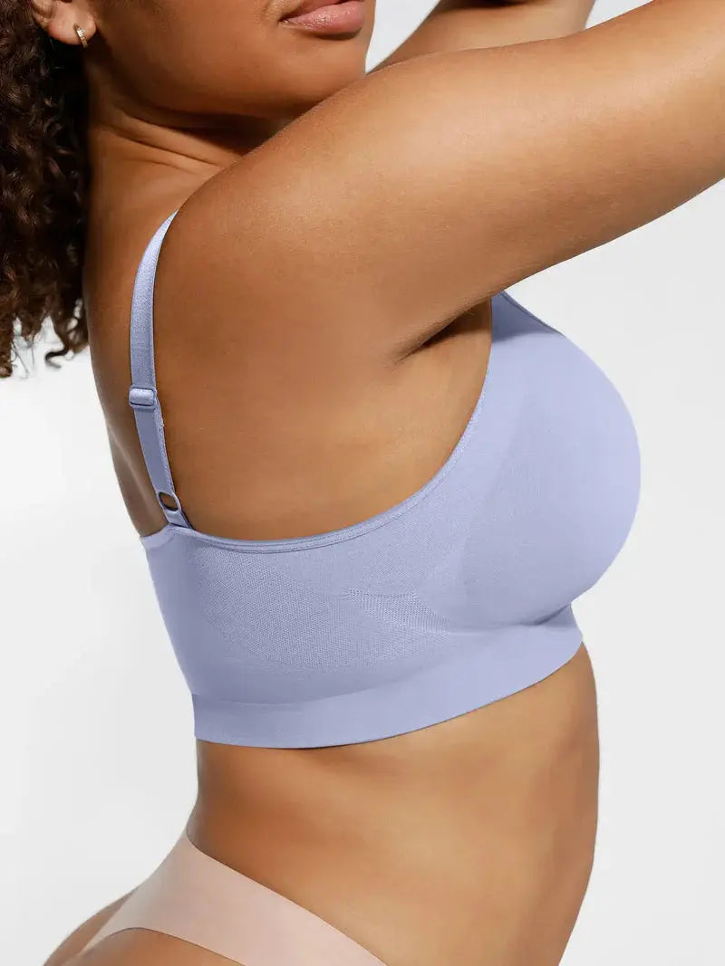 Soutien-gorge minimizer Montainoir sans armature ni rembourrage - Bleu irisé Obor