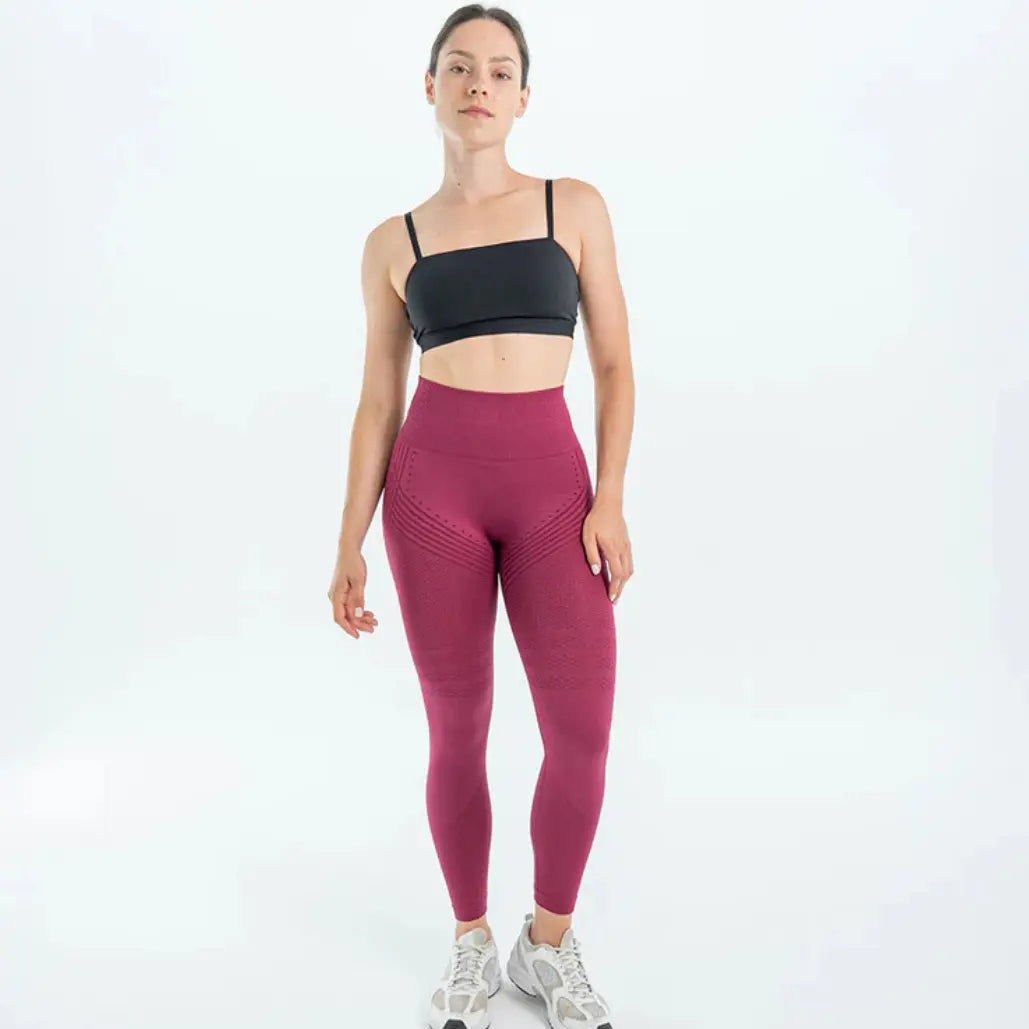 Anti-cellulite Legging - Bordeaux