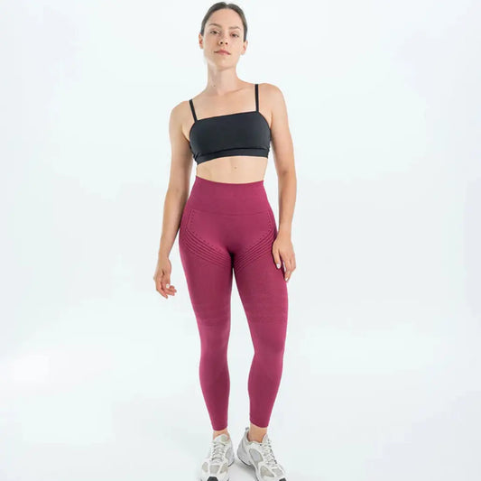 Legging anti-cellulite - Bordeaux