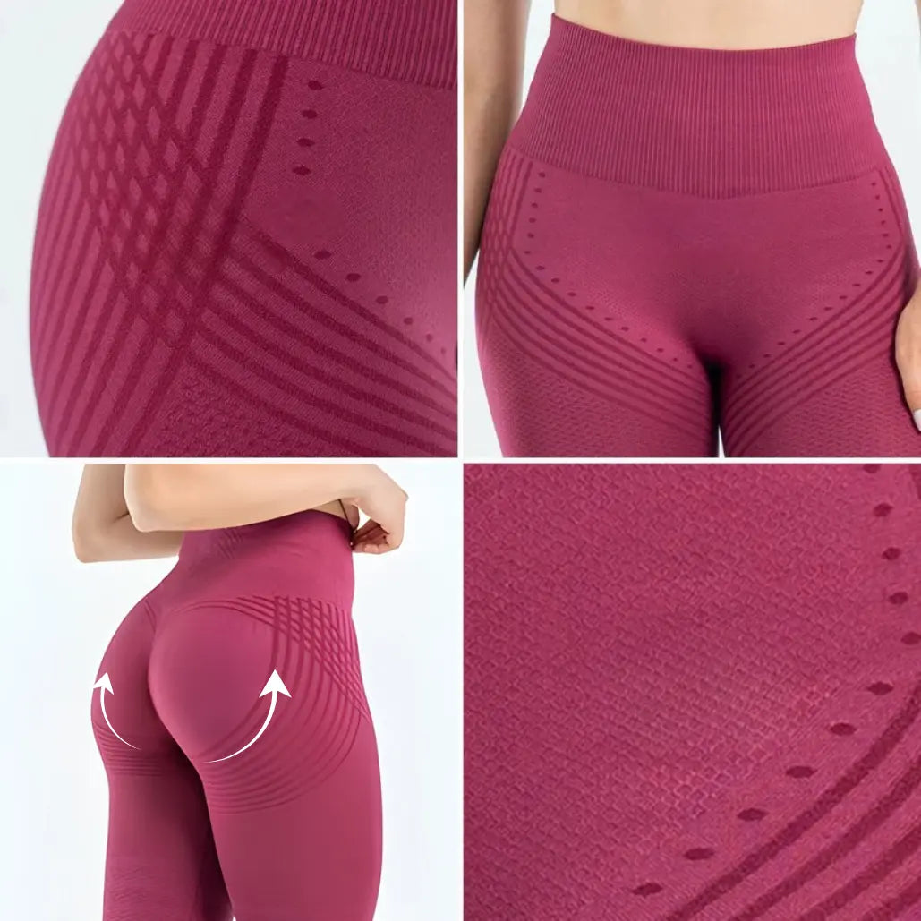 Anti-cellulite Legging - Bordeaux