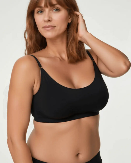 Brassière massante et galbante Montainoir™ - Noire Obor