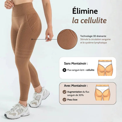 Anti-cellulite Legging - Brown
