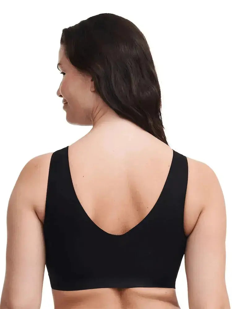 Soutien-gorge enveloppant & galbant sans armature - Noir intense