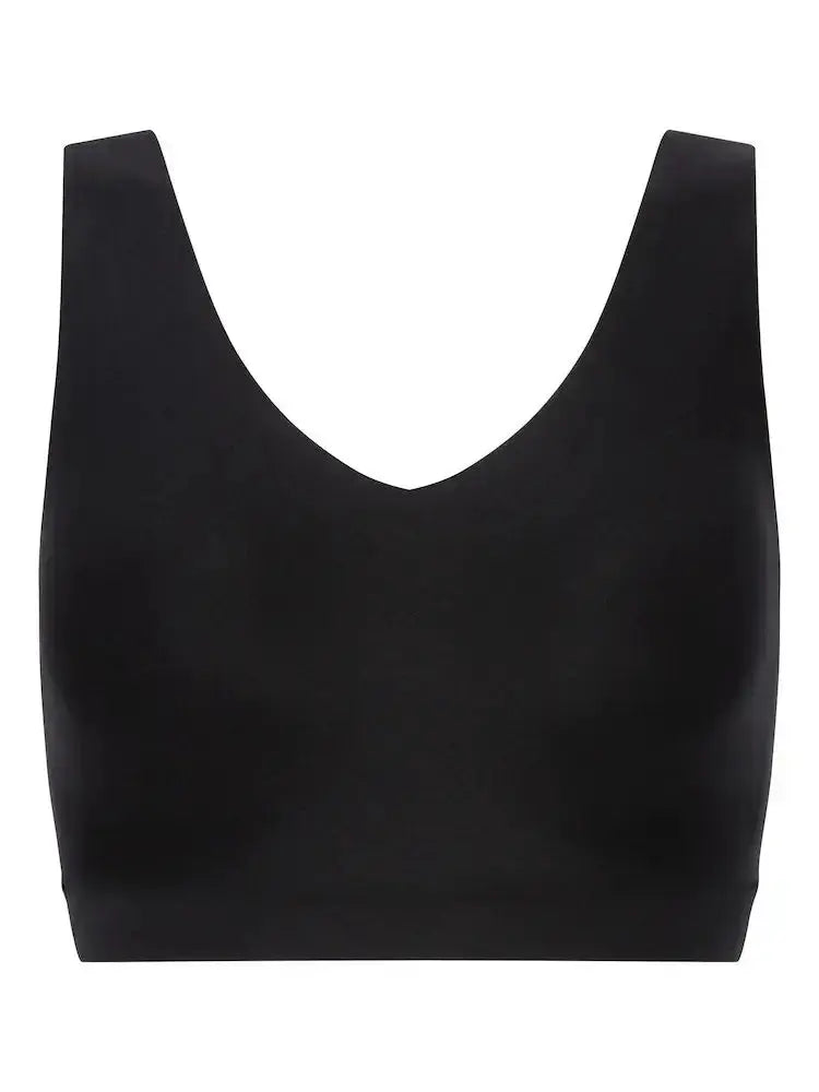 Soutien-gorge enveloppant & galbant sans armature - Noir intense