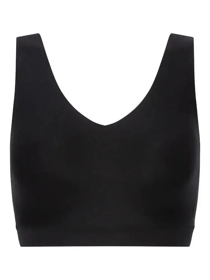 Soutien-gorge enveloppant & galbant sans armature - Noir intense