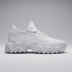 Sneakers med fodstøtte til trætte fødder - hvide