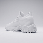 Sneakers med fodstøtte til trætte fødder - hvide
