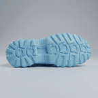 Sneakers med fodstøtte til trætte fødder - Pastelblå