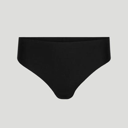 Tanga taille haute sans couture - Noir onyx