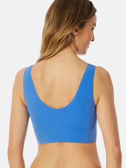 Soutien-gorge enveloppant & galbant sans armature - Azur