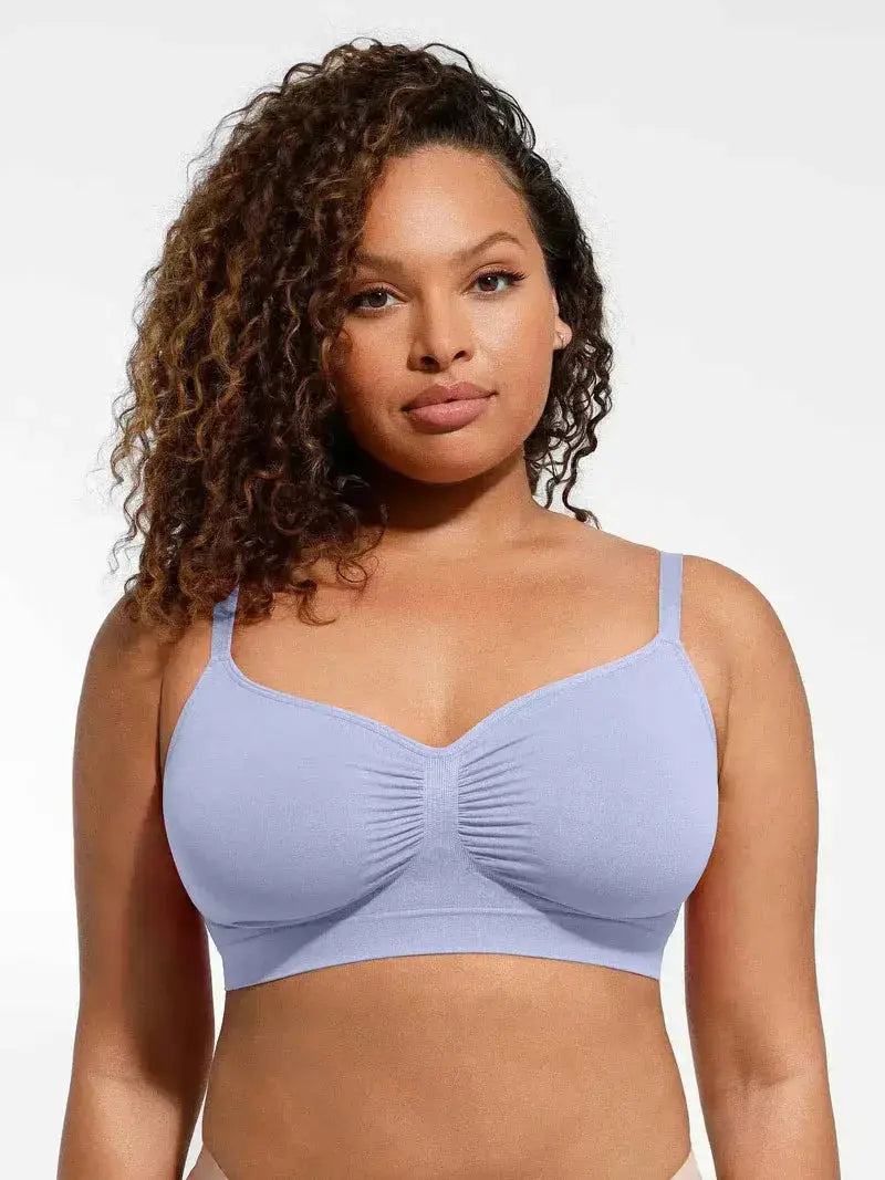 Soutien-gorge minimizer Montainoir sans armature ni rembourrage - Bleu irisé