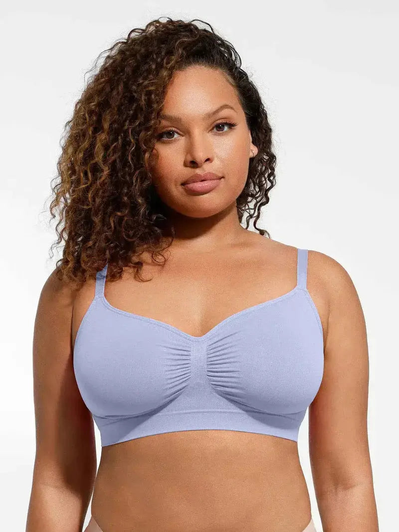 Soutien-gorge minimizer Montainoir sans armature ni rembourrage - Bleu irisé Obor