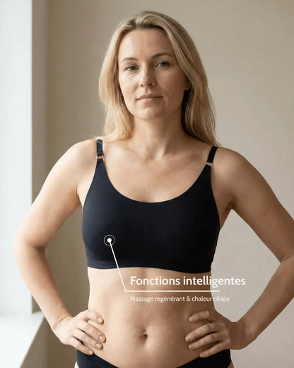 Montainoir™ Massaging and Shaping Bra - Black