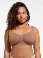 Soutien-gorge minimizer Montainoir sans armature ni rembourrage - Brun moka Obor