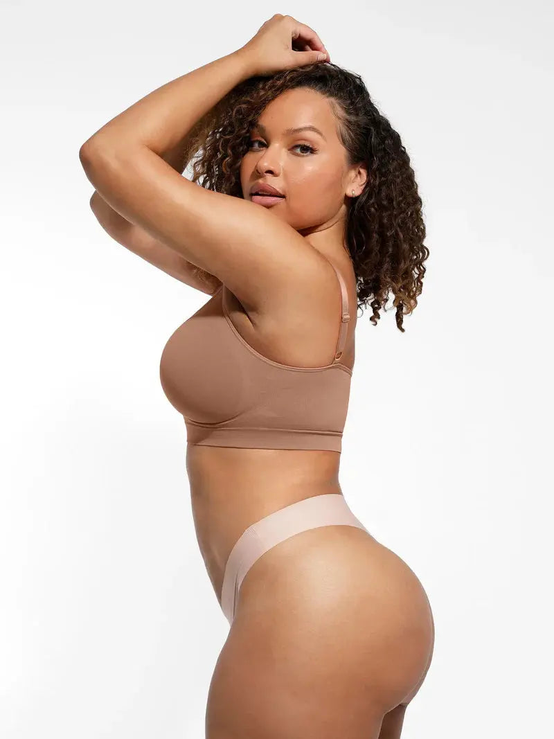 Soutien-gorge minimizer Montainoir sans armature ni rembourrage - Brun moka