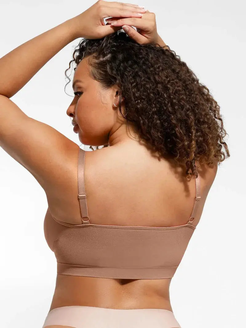 Soutien-gorge minimizer Montainoir sans armature ni rembourrage - Brun moka Obor