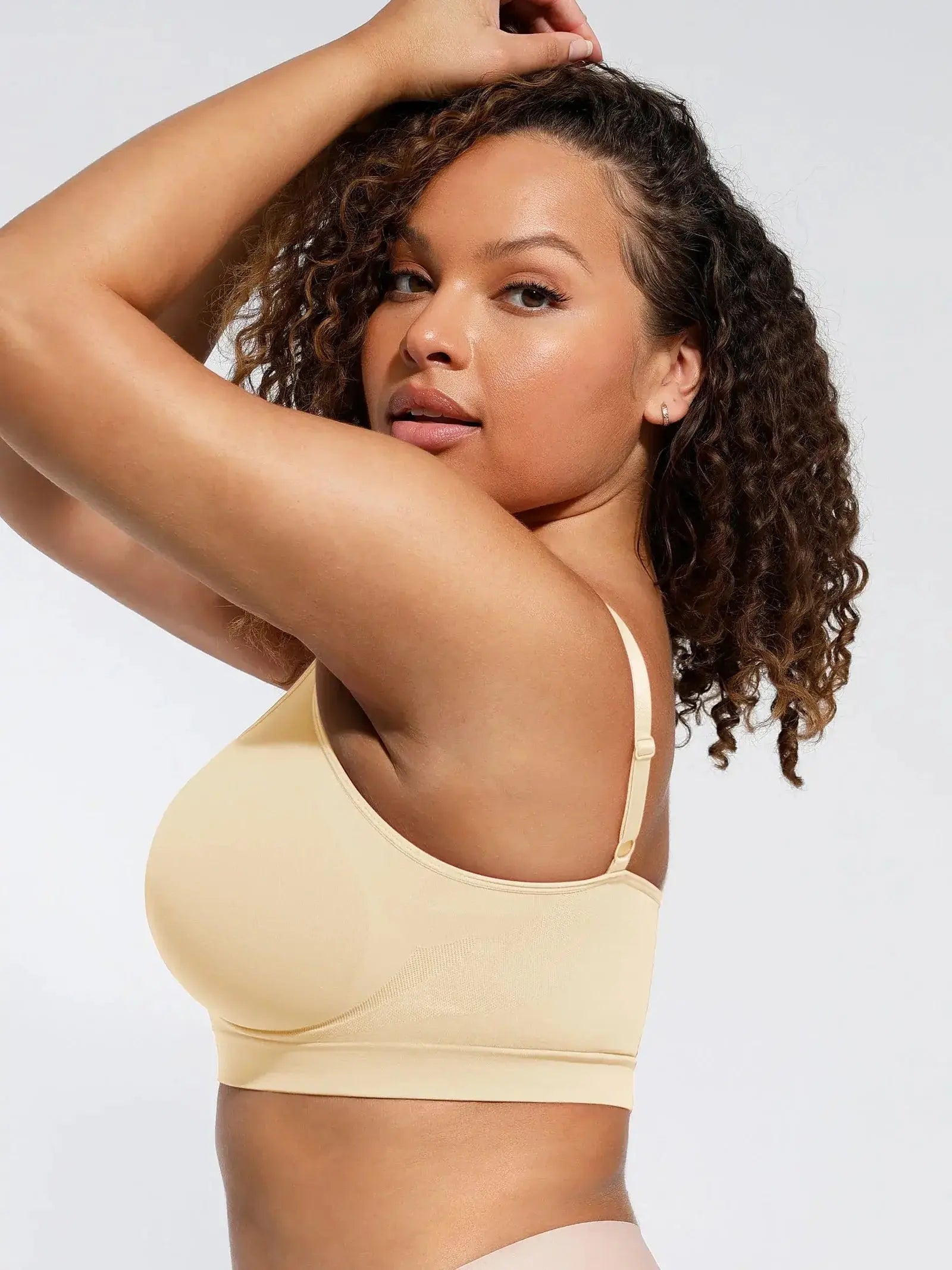 Soutien-gorge minimizer Montainoir sans armature ni rembourrage - Crème Obor