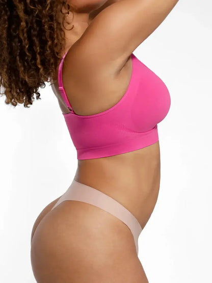 Soutien-gorge minimizer Montainoir sans armature ni rembourrage - Fuchsia intense