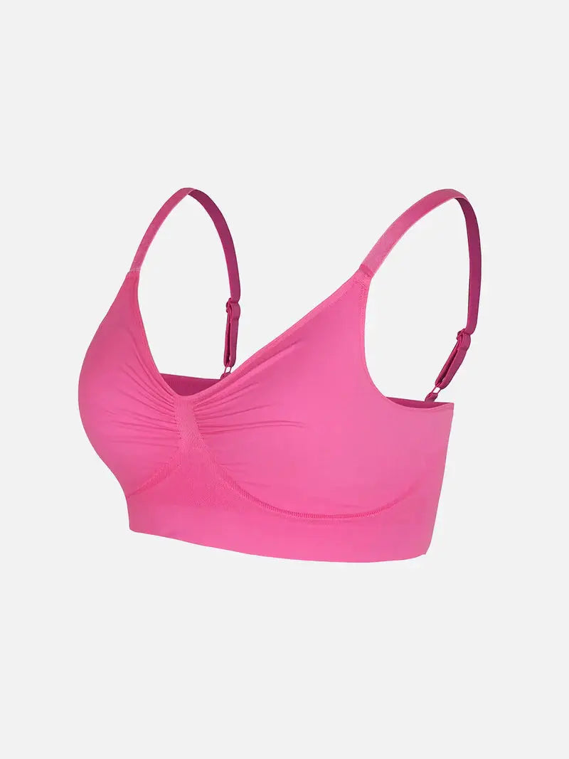 Soutien-gorge minimizer Montainoir sans armature ni rembourrage - Fuchsia intense Obor