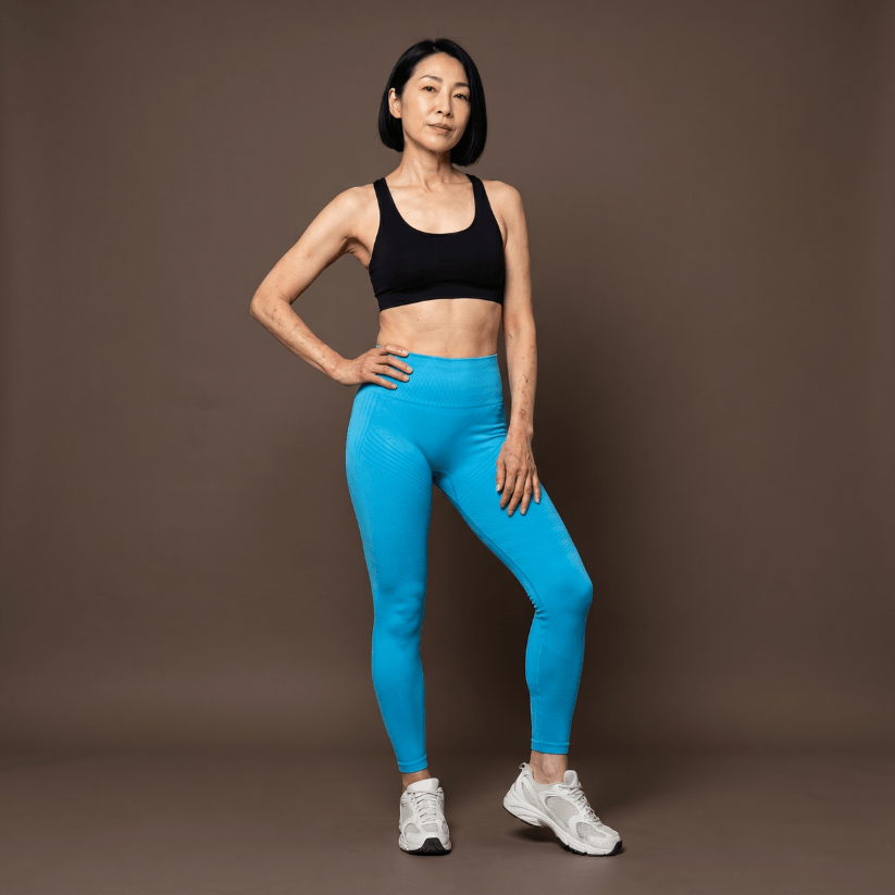 Anti-cellulite leggings – Blå