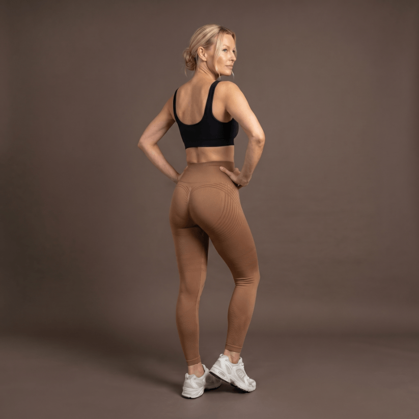Anti-cellulite leggings – Brun