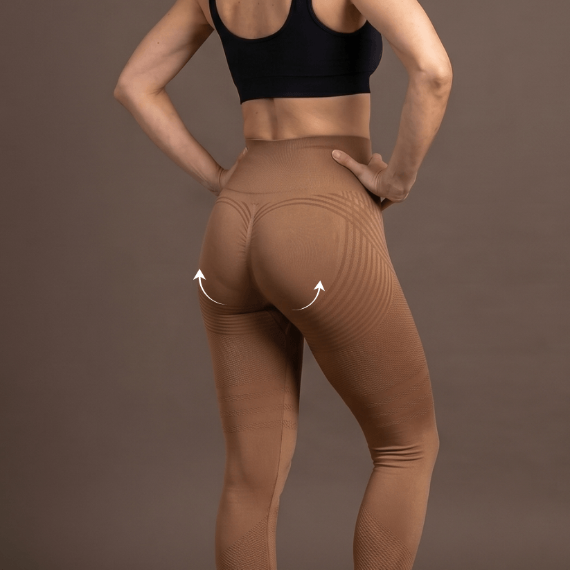 Anti-cellulite leggings – Brun