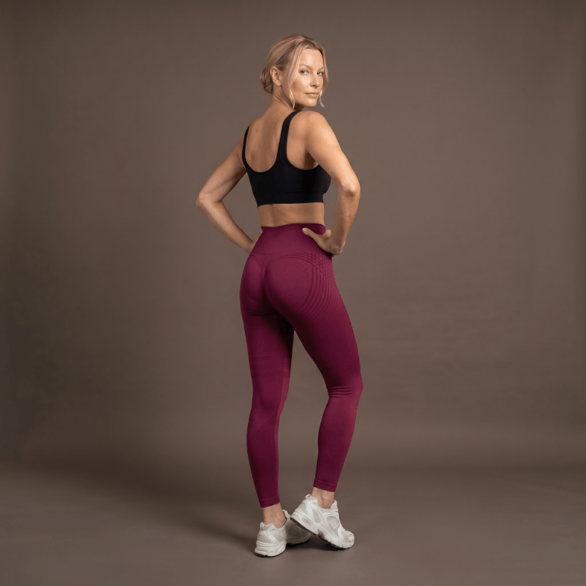 Anti-cellulite leggings – Bordeaux