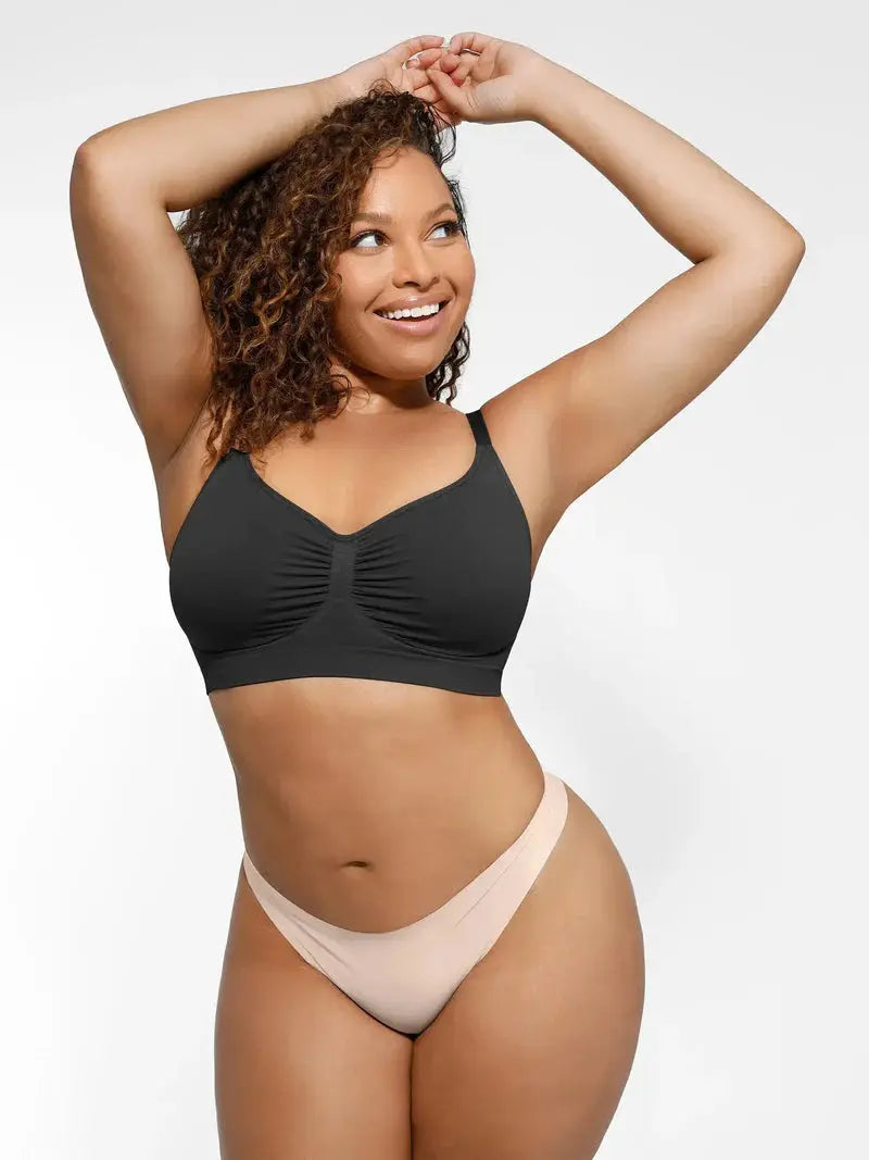 Soutien-gorge minimizer Montainoir sans armature ni rembourrage - Noir onyx Obor