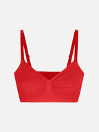 Soutien-gorge minimizer Montainoir sans armature ni rembourrage - Rouge coquelicot Obor