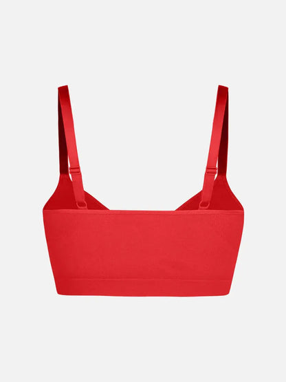 Soutien-gorge minimizer Montainoir sans armature ni rembourrage - Rouge coquelicot