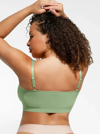 Soutien-gorge minimizer Montainoir sans armature ni rembourrage - Vert sauge