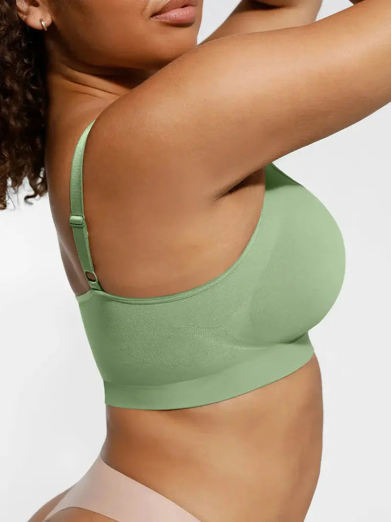 Soutien-gorge minimizer Montainoir sans armature ni rembourrage - Vert sauge Obor