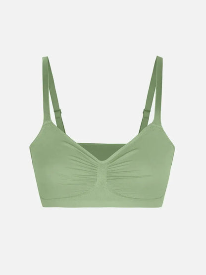 Soutien-gorge minimizer Montainoir sans armature ni rembourrage - Vert sauge
